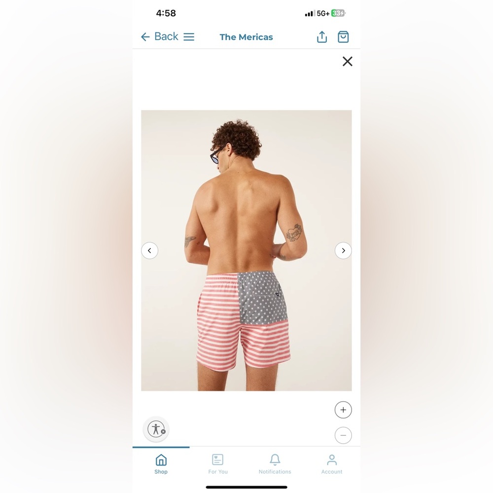 Classic swim trunks “The Mericas”